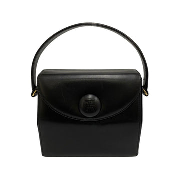 GIVENCHY 4G logo metal fittings leather genuine handbag mini tote bag black