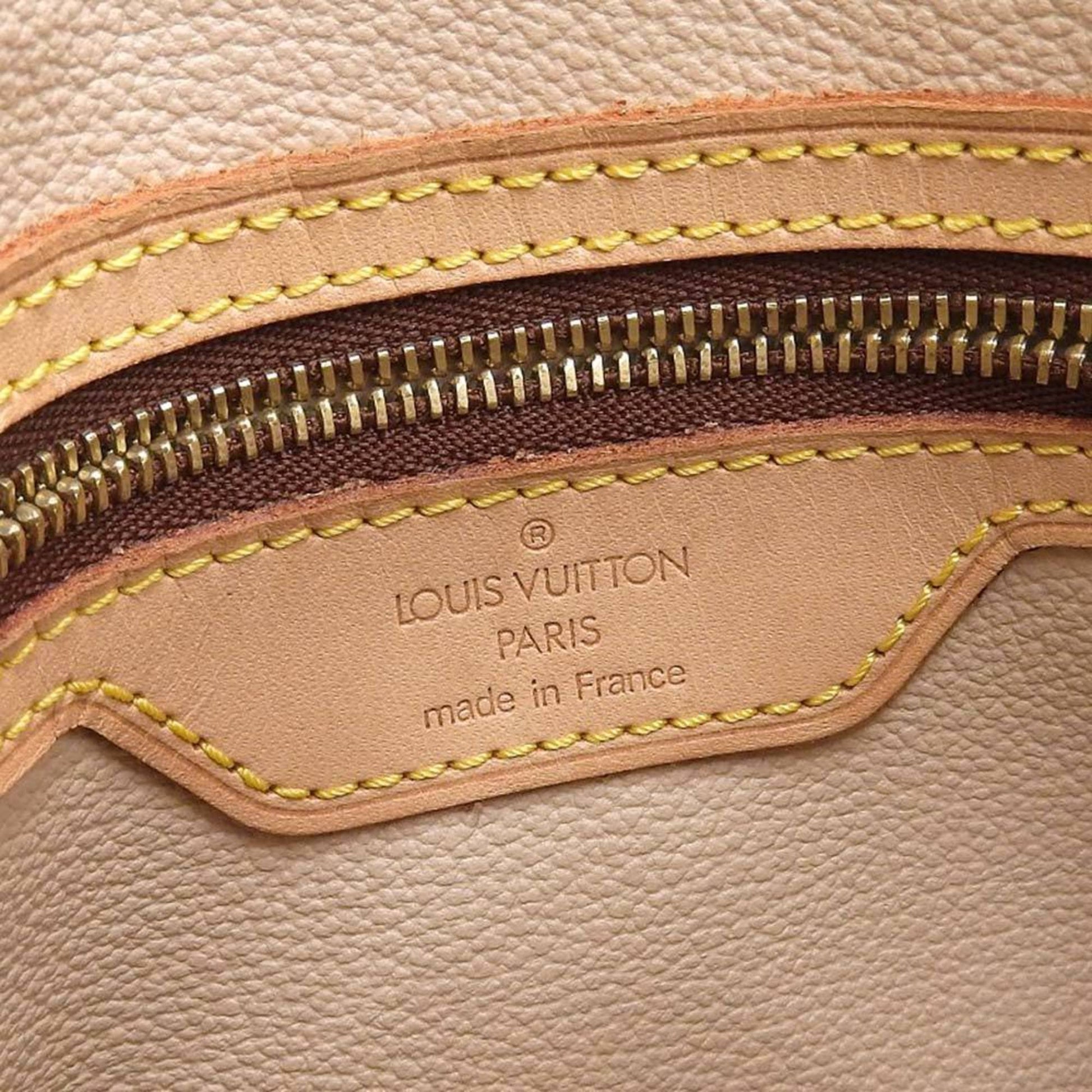 LOUIS VUITTON Monogram Bucket PM Shoulder Bag M42238 LV Auth bs677