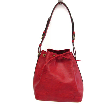 LOUIS VUITTON Epi Petit Noe M44107 Women's Shoulder Bag Castilian Red