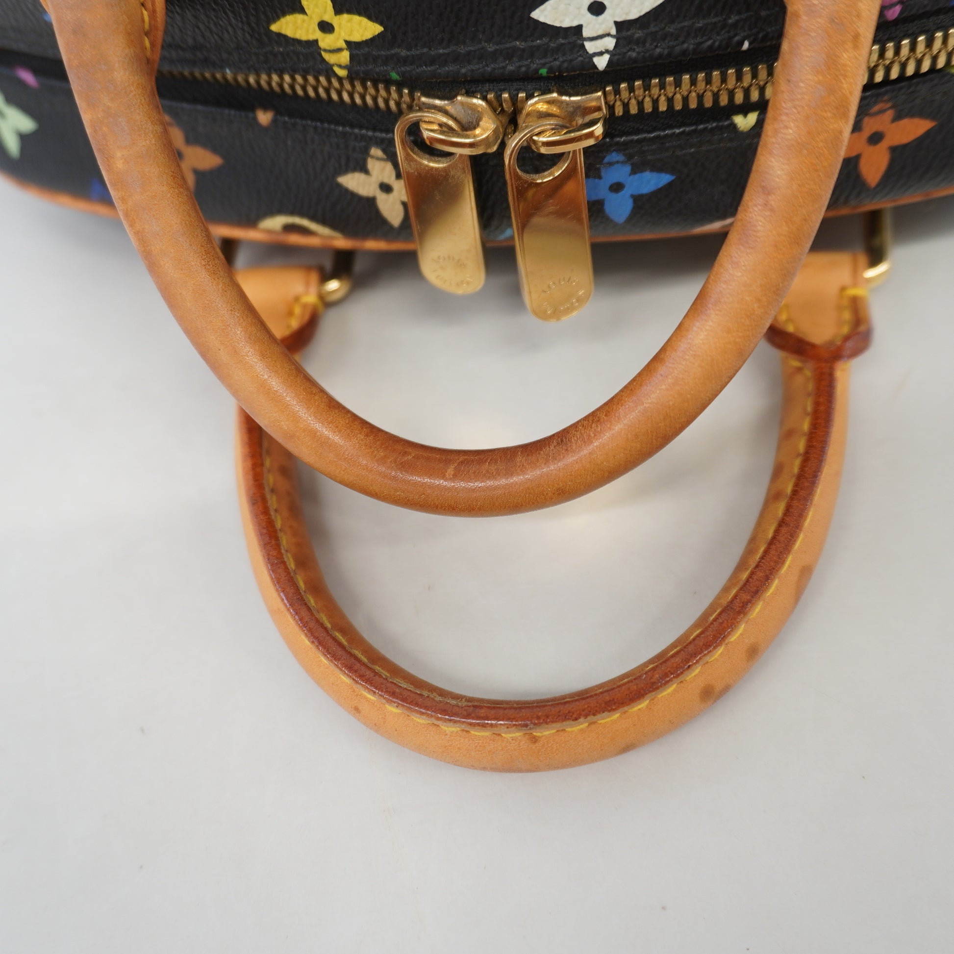 Louis Vuitton Trouville Hand Bag Mi0015 Noir Monogram Multi Color M92662