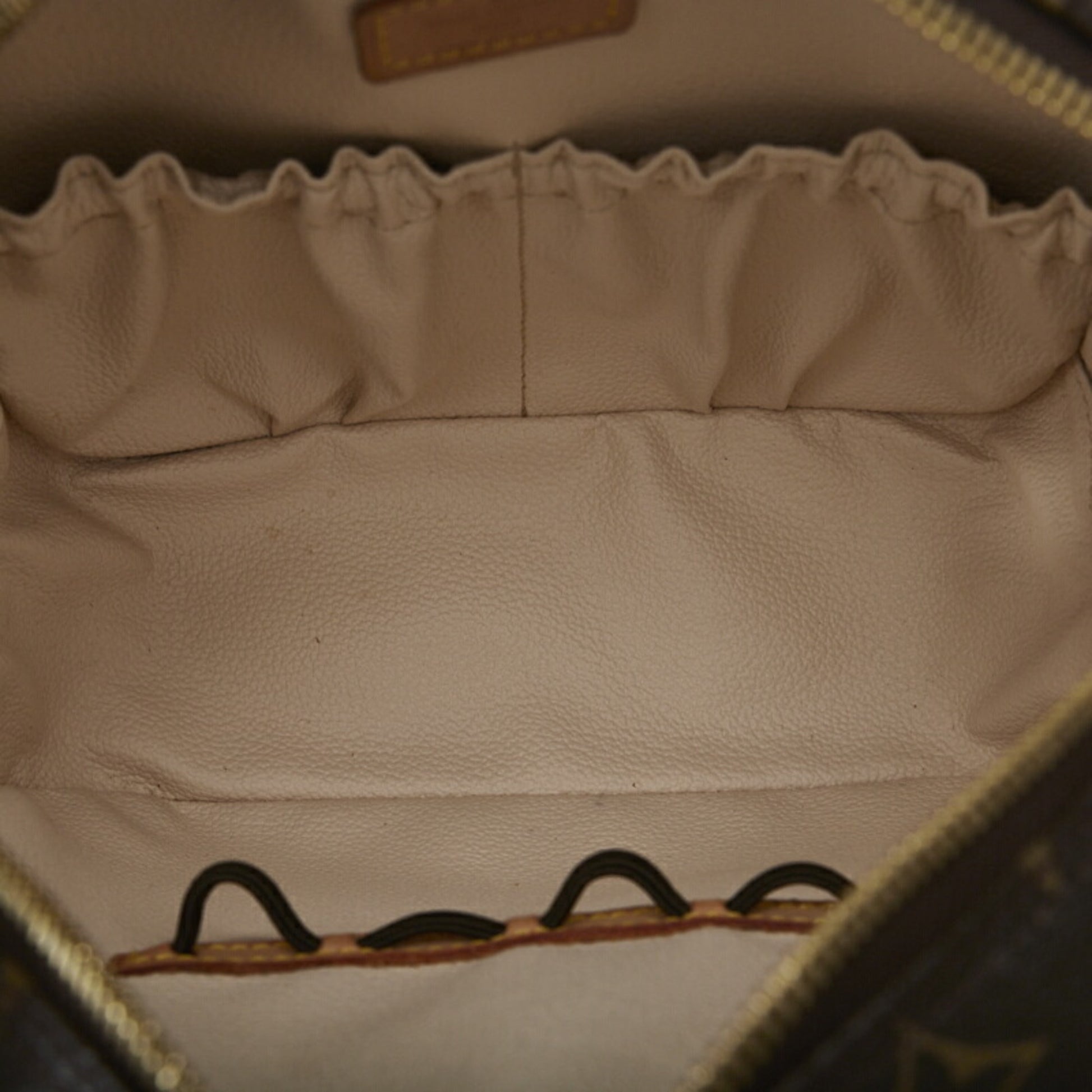 Louis Vuitton Monogram Spontini Handbag M47500 Brown PVC Leather Ladies LOUIS  VUITTON