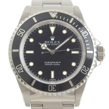 Rolex Submariner Non-Date Men's Automatic Watch Black Dial 14060 No. A