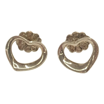 TIFFANY&Co.  Open Heart Earrings Silver SV925 Simple Small Ladies