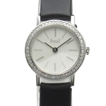 PIAGET Altiplano mini diamond bezel Wrist Watch watch Wrist Watch G0A36532 Quartz White K18WG[WhiteGold] Leather b G0A36532