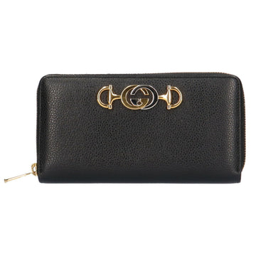 GUCCI Zumi long wallet leather ladies