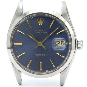 ROLEXVintage  Oyster Date Precision 6694 Steel Mens Watch Head Only BF563400