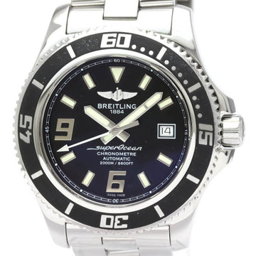 Polished BREILING Superocean 44 Steel Automatic Mens Watch A17391 BF552762