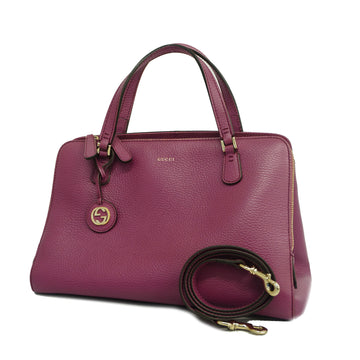 GUCCIAuth  2way Bag 391987 Women's Leather Handbag,Shoulder Bag Pink