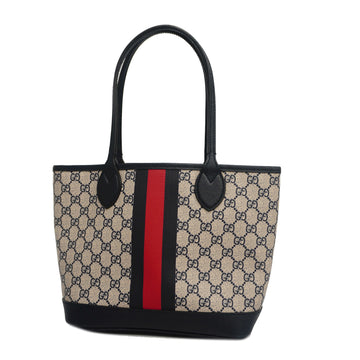GUCCIAuth  Ophidia 726762 Women's GG Supreme Tote Bag Navy