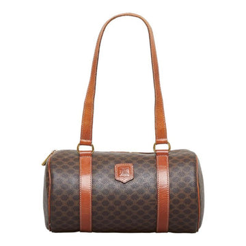 CELINE Macadam Handbag MC96 Brown PVC Leather Ladies