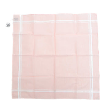 HERMES handkerchief pink 100% cotton