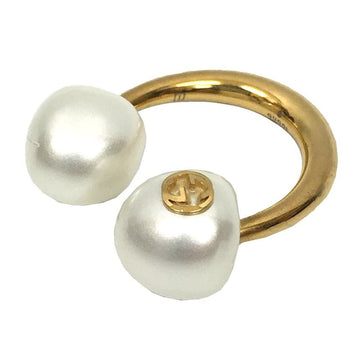 GUCCI Pearl Ring GG Fake XS Size  aq8758