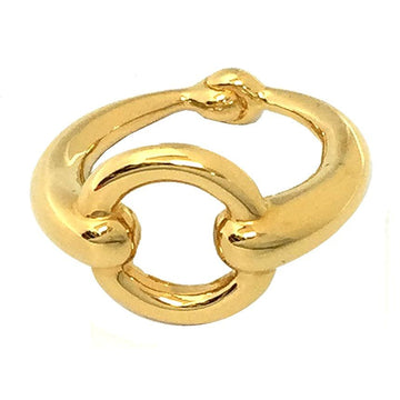 HERMES Scarf Ring Mo Gold Accessories Ladies