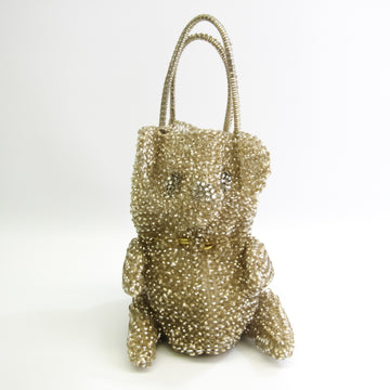 ANTEPRIMA Wire Bag Animare Bear Women's Wire Handbag Champagne Gold