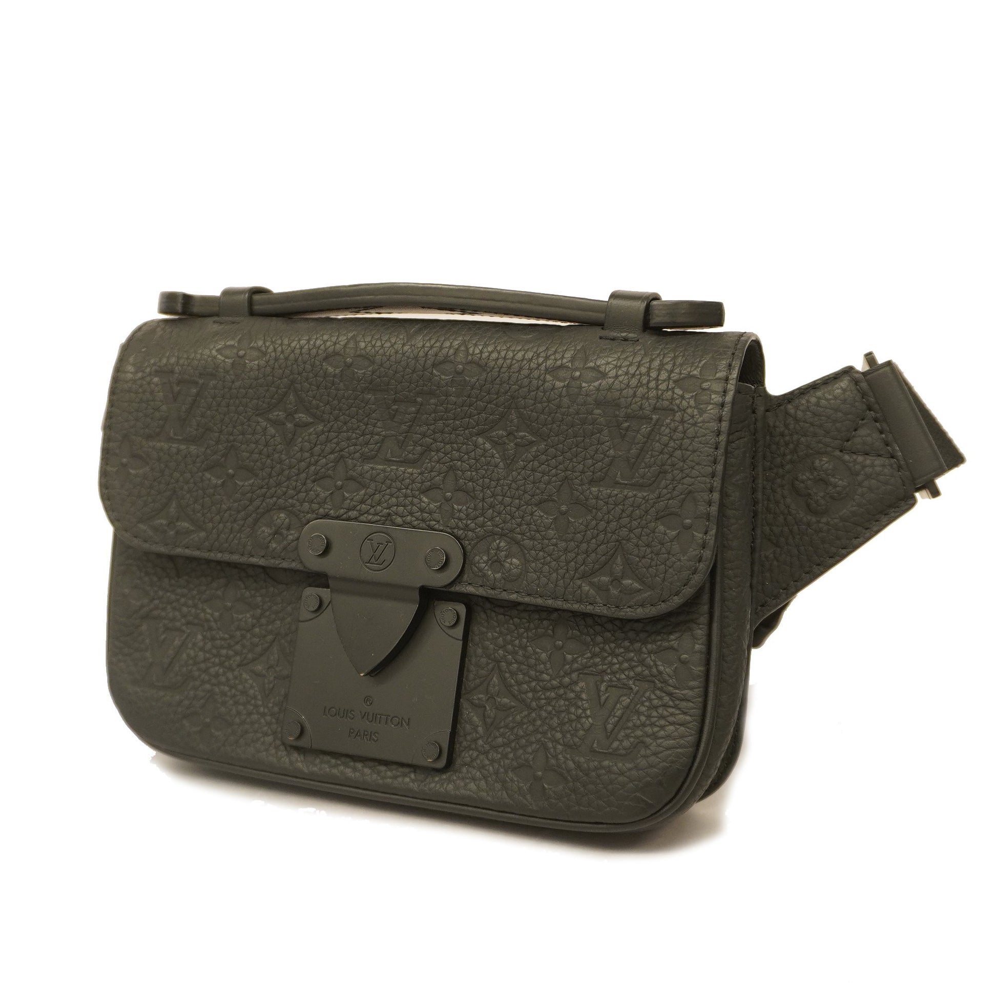 Louis Vuitton Taurillon S-lock Sling Bag M58487 Men,Women,Unisex Fanny