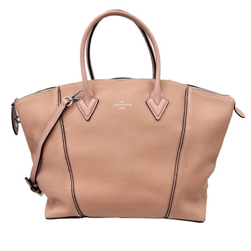LOUIS VUITTON Lockit MM Parnacea Handbag Shoulder Bag M94594 AR4124 Leather Magnolia Pink Series Silver Hardware Women's