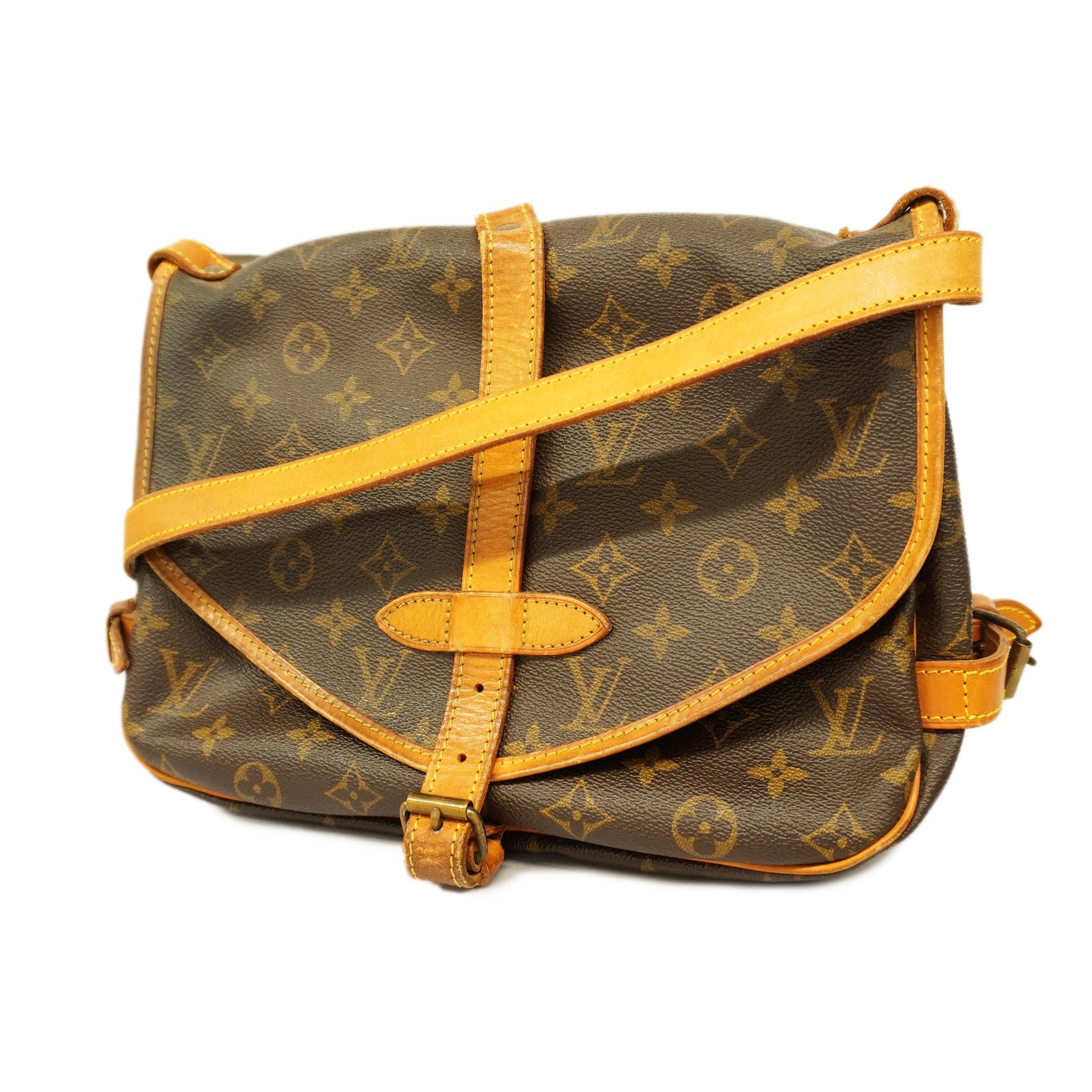Louis Vuitton Monogram Saumur 30 Crossbody Bag M42256