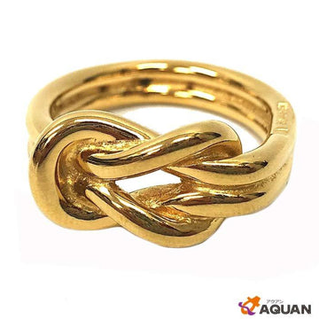Hermes atame scarf ring gold color women's