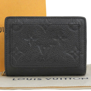 LOUIS VUITTON Monogram Empreinte Portefeuille Wallet Black M80151