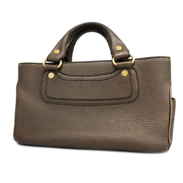 CELINEAuth  Boogie Bag Women's Leather Handbag,Tote Bag Brown
