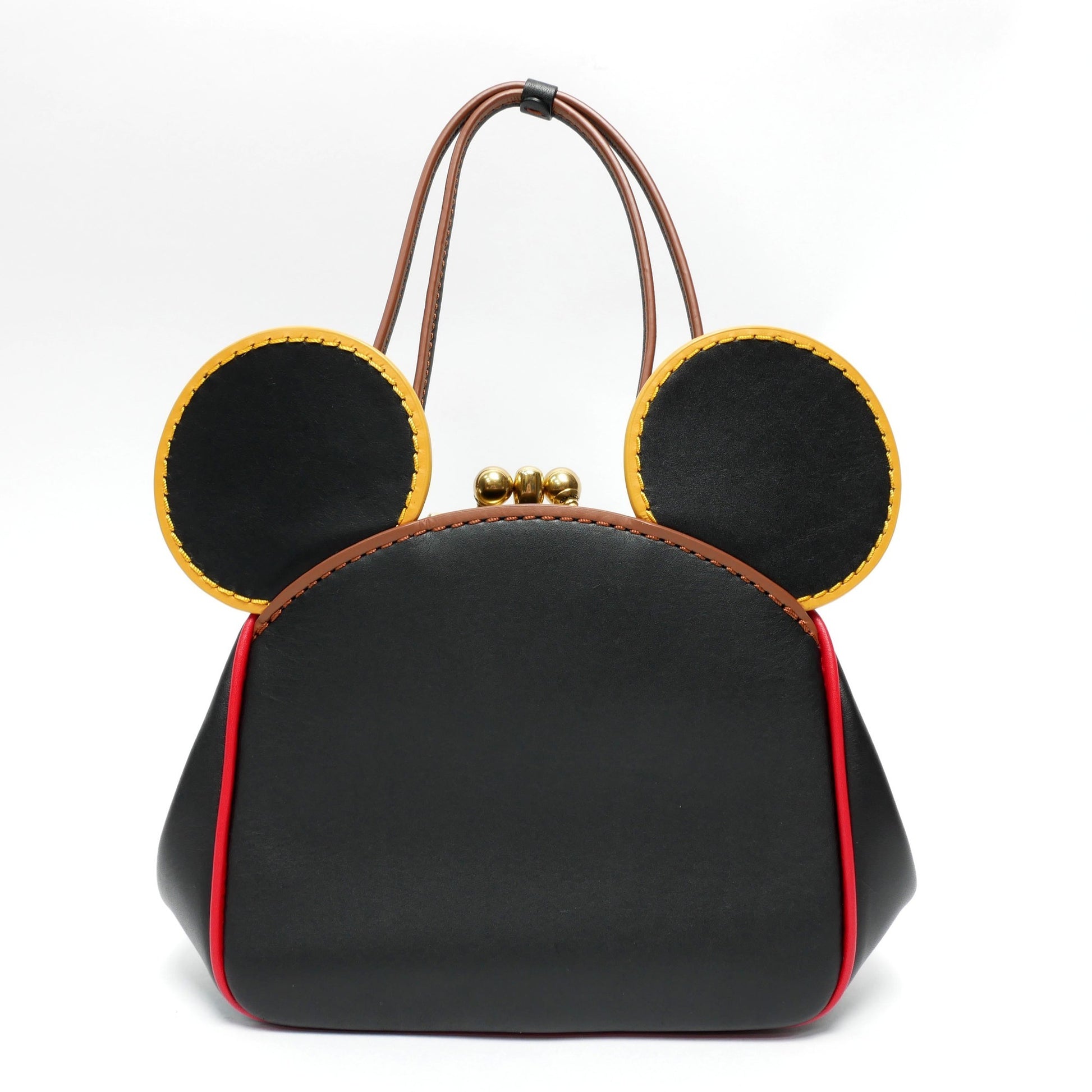 COACH Disney Collaboration Mickey Mouse x Keith Kiss Lock Bag Handbag
