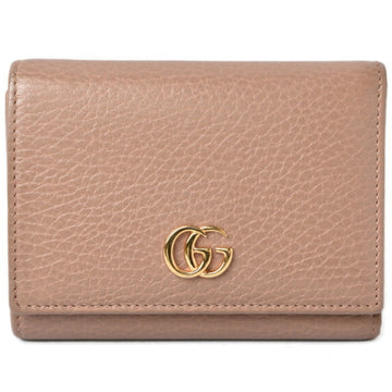 GUCCI wallet tri-fold  fold 474746 PETITE MARMONT pink beige