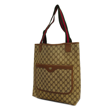 GUCCIAuth  Sherry Line 39 02 003 Women's GG Supreme Handbag,Tote Bag Beige