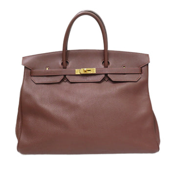 HERMES [] Birkin 35 handbag brown [G metal fittings] Togo C engraved women's men's