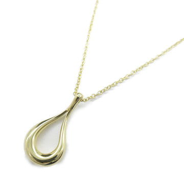 TIFFANY&CO Open Teardrop Necklace Necklace Gold K18 [Yellow Gold] Gold