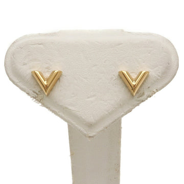 Louis Vuitton M63193 Creole Miss Lv Earrings White/Gold Women's