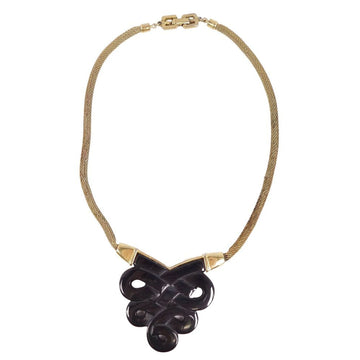GIVENCHY choker necklace ladies black/gold