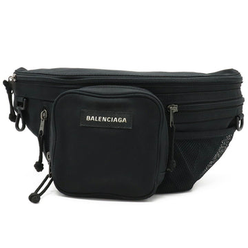Bag Balenciaga Explorer body bag belt waist pouch hip nylon canvas black 620261