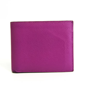 HERMES MC2 Thales Unisex Epsom Leather Wallet [bi-fold] Cyclamen