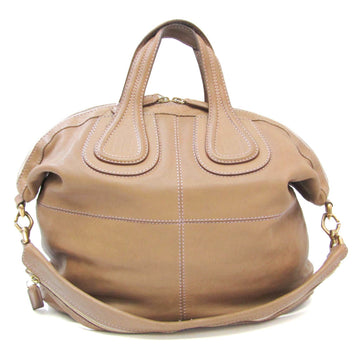 GIVENCHY Nightingale Medium 11E5008002 Women's Leather Handbag,Shoulder Bag Beige Brown