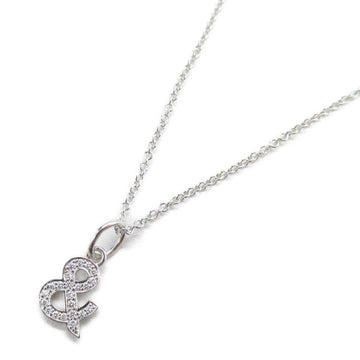 TIFFANY&CO Ampersand Diamond Necklace Necklace Clear K18WG[WhiteGold] Clear