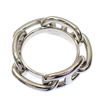 HERMES Chaine d'Ancre Scarf Ring Women's Silver Color Closure A2229318