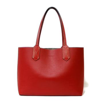 GUCCI GG Shoulder Bag Supreme Canvas Red Women's  Reversible