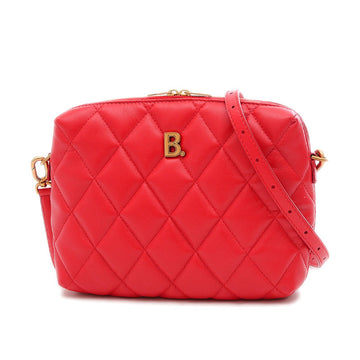 Balenciaga Shoulder Bag Touch Camera B Quilted Red 600325