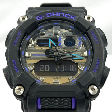 CASIO G-SHOCK GA-900AS-1A  watch G-Shock quartz black x purple