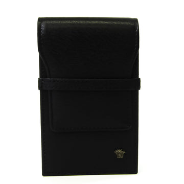 Versace Leather Card Case Black