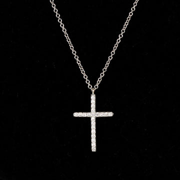 TIFFANY&Co. Cross Necklace 2.4g K18