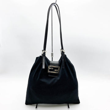 FENDI shoulder bag handbag black nylon ladies