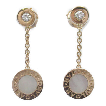 BVLGARI  Diamond/Shell Pierced earrings Pierced earrings Clear K18PG[Rose Gold] Clear