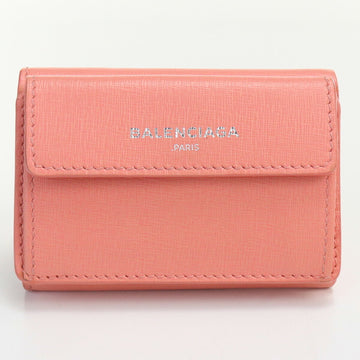 BALENCIAGA 410133 DLK0N 5615 leather ladies with three-fold wallet coin purse