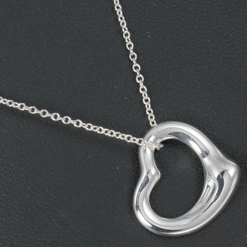 TIFFANY Open Heart Necklace 16mm Current Design Silver 925 &Co. Women's