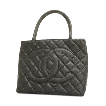 CHANELAuth  Reprint Tote Women's Leather Tote Bag Black