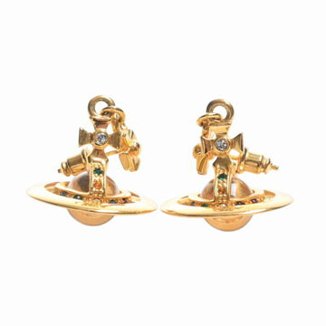 VIVIENNE WESTWOOD Light Stone Orb Earrings Gold Ladies