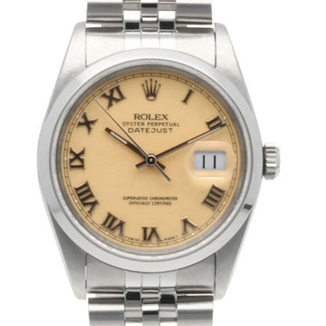 Rolex Datejust Oyster Perpetual Watch Stainless Steel 16200 Men's