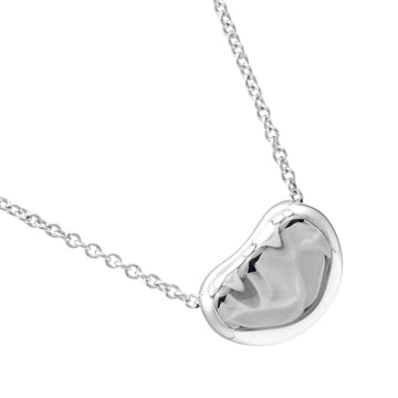 TIFFANY&Co. Bean Necklace Silver 925 Approx. 2.38g Women's