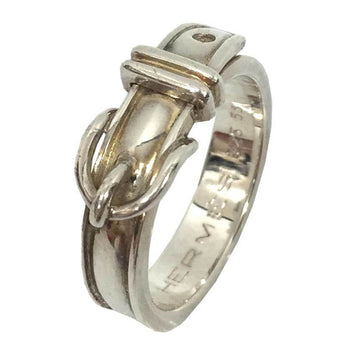 HERMES sun tulle ring #53 day size 13 silver 925 belt motif men's women's